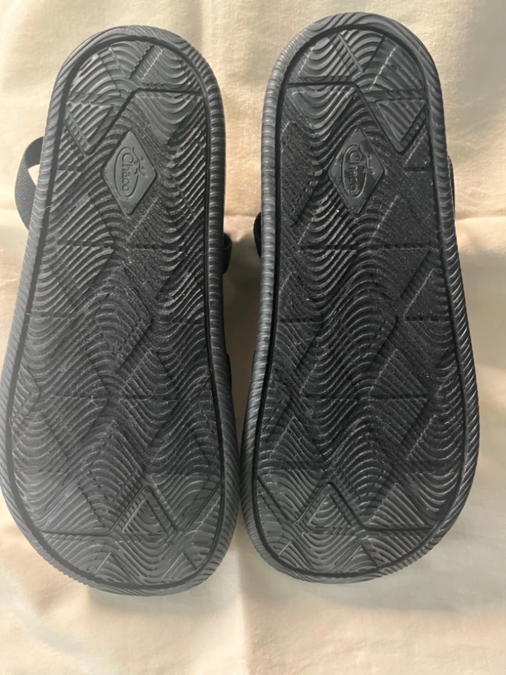 Chacos Sandals Women's, canvas straps/plastic slides